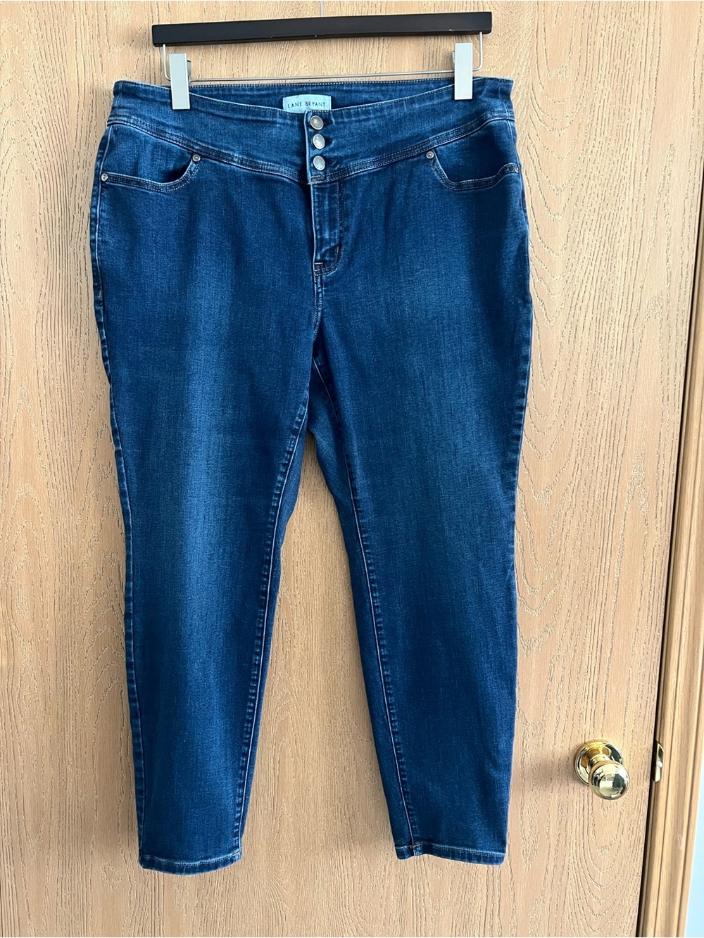 Lane Bryant Indigo High-Rise Ankle Skinny Jeans